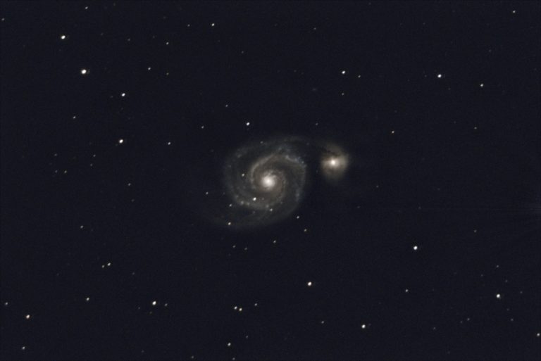 Whirlpool Galaxy – No Calibration Images